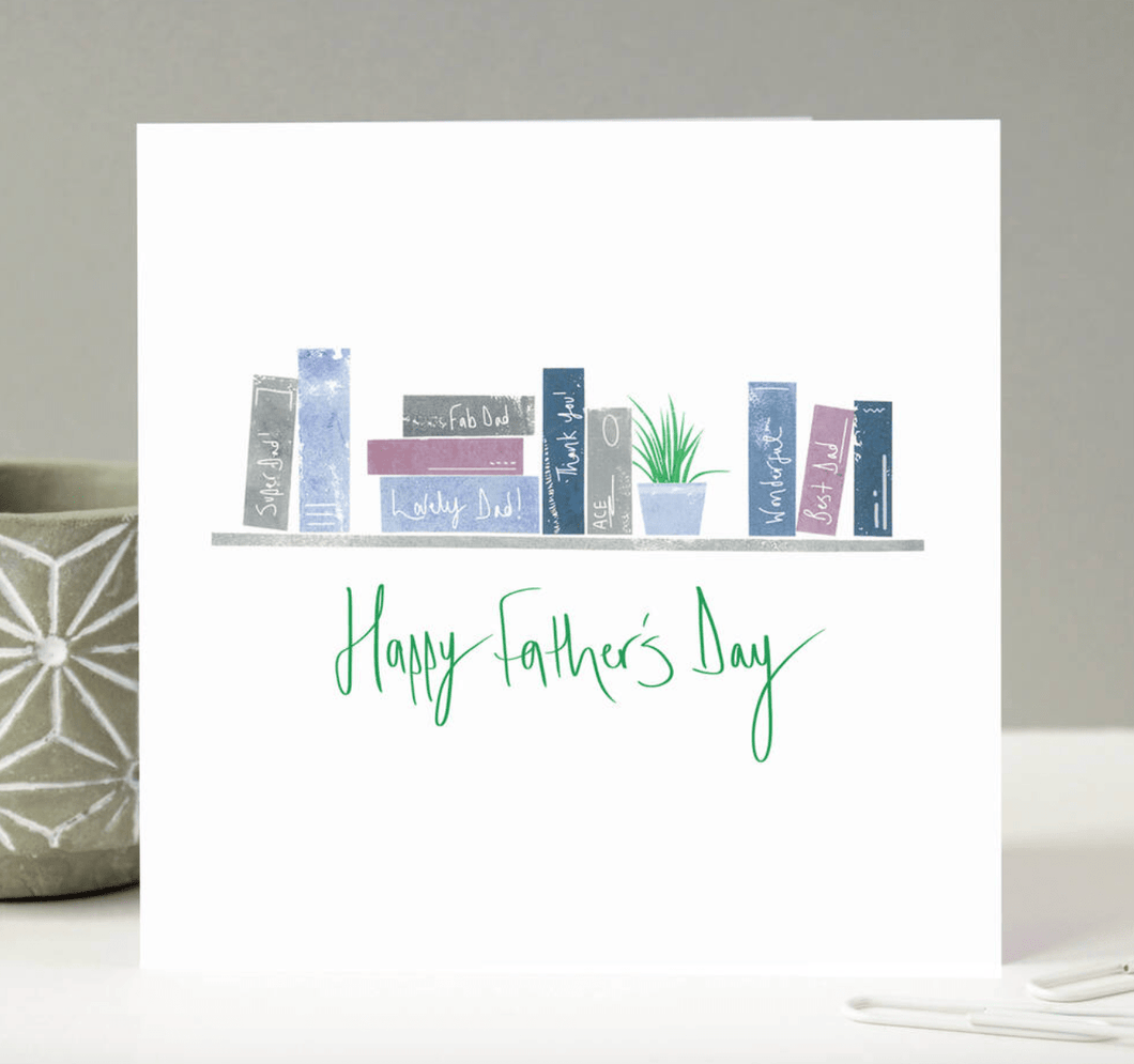 Happy Father's Day Books Card
