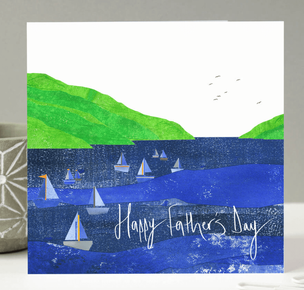 Happy Father's Day Boats Card