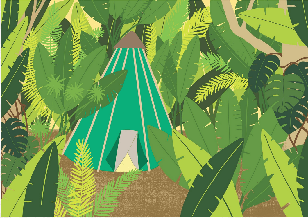 Tipi Jungle Print