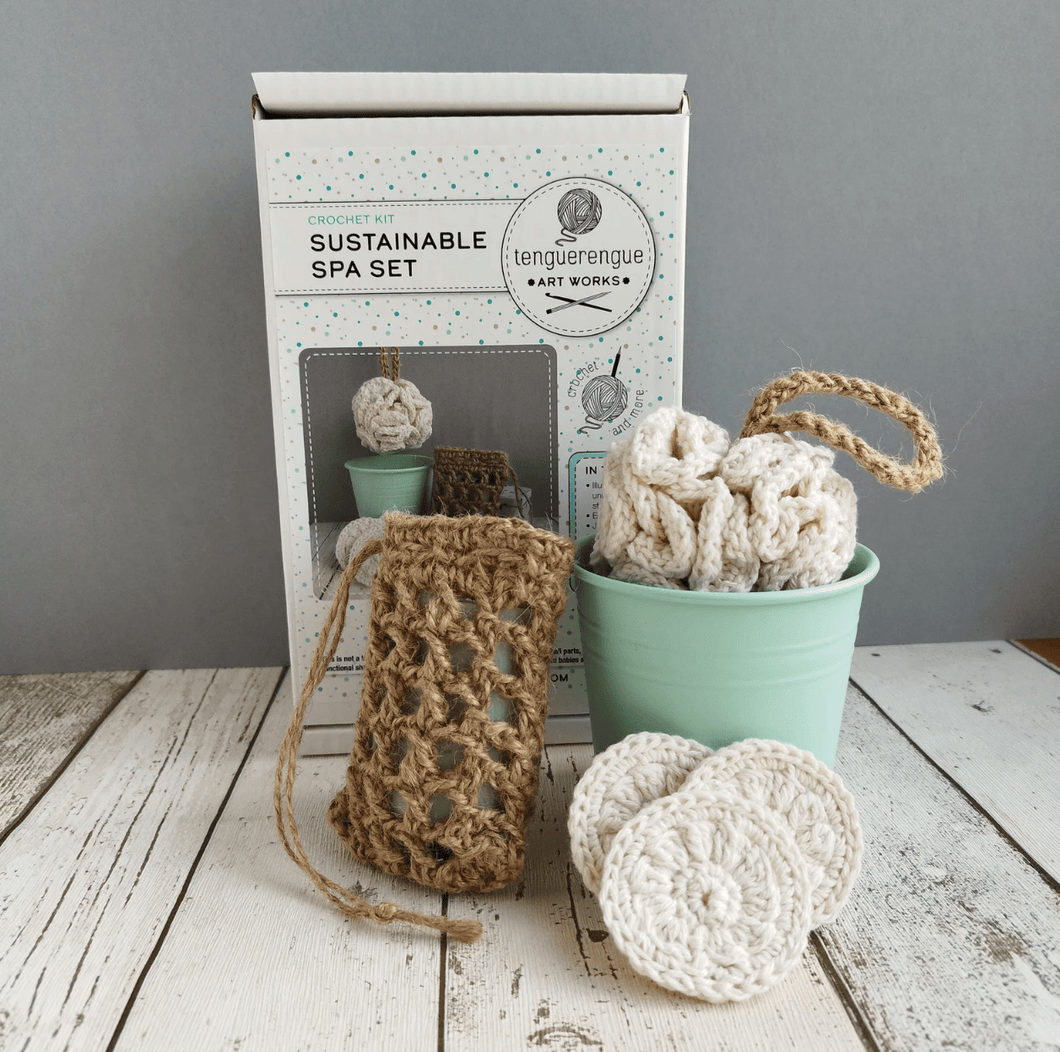 Sustainable Spa set crochet kit