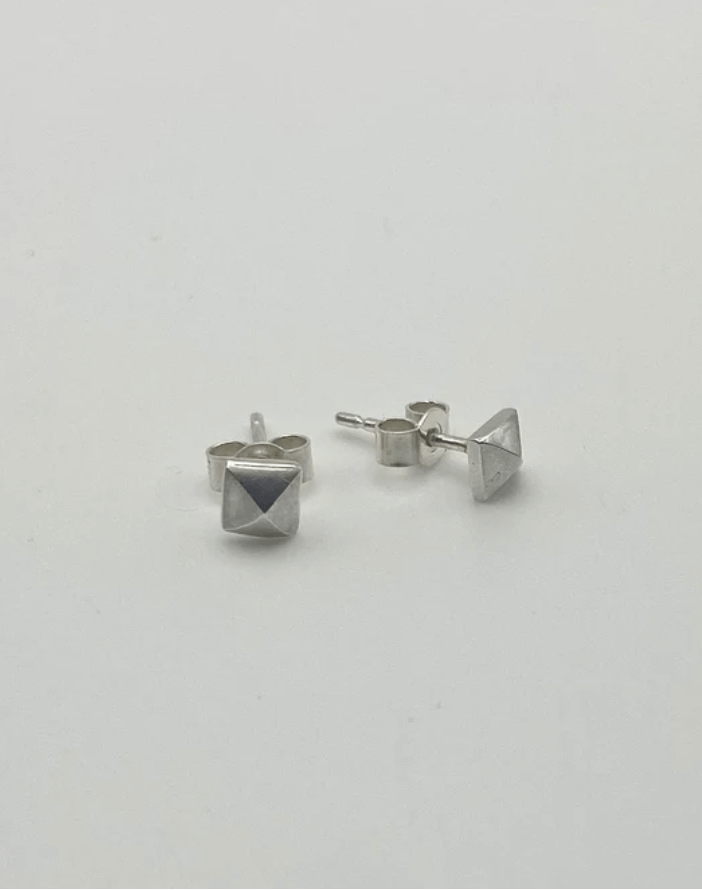 Pyramid Stud Earrings