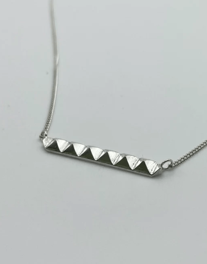 Pyramid Bar Necklace