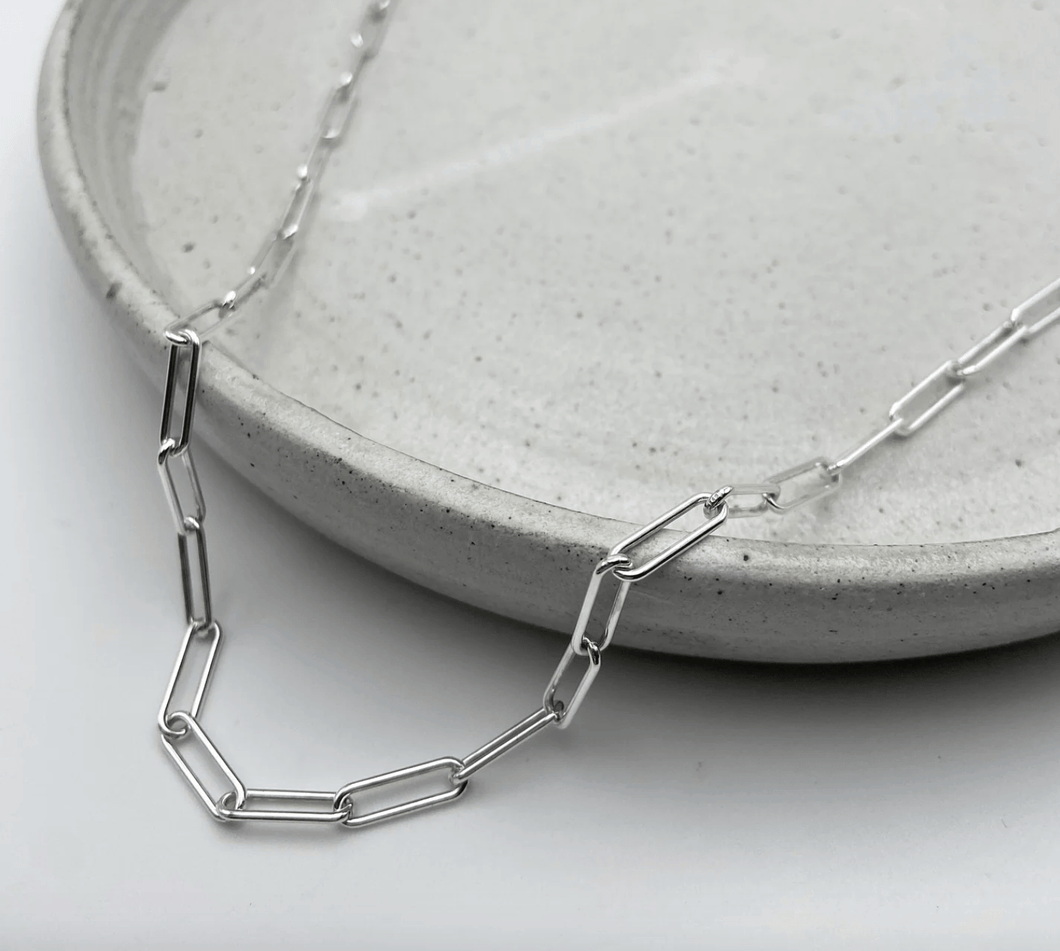 Paper Clip Chain Necklace