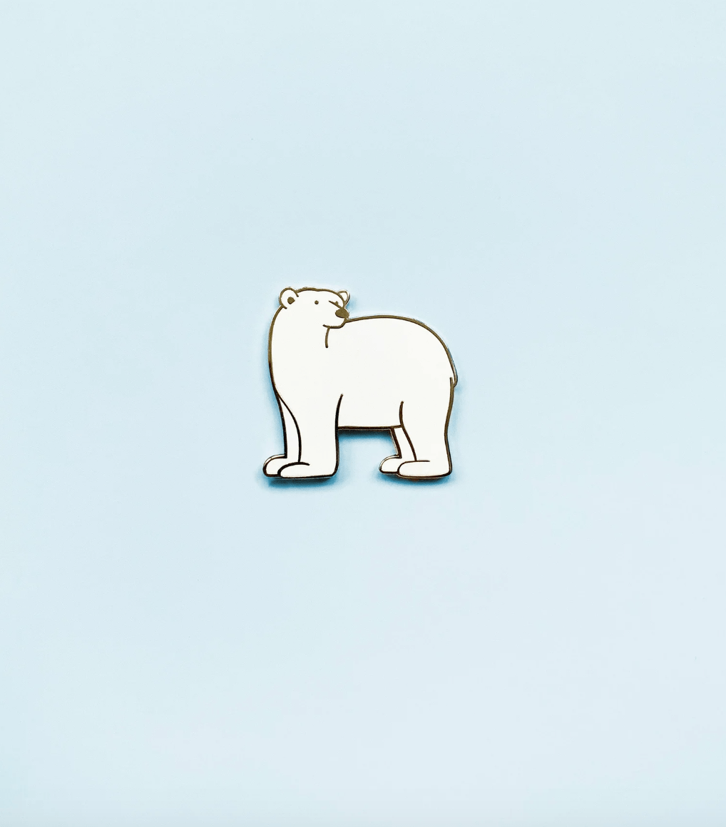 Polar Bear Enamel Pin