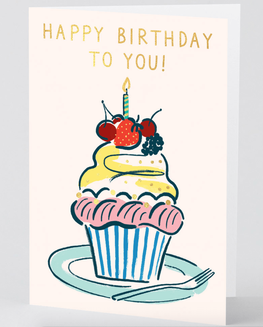 Happy Birthday To You Cupcake