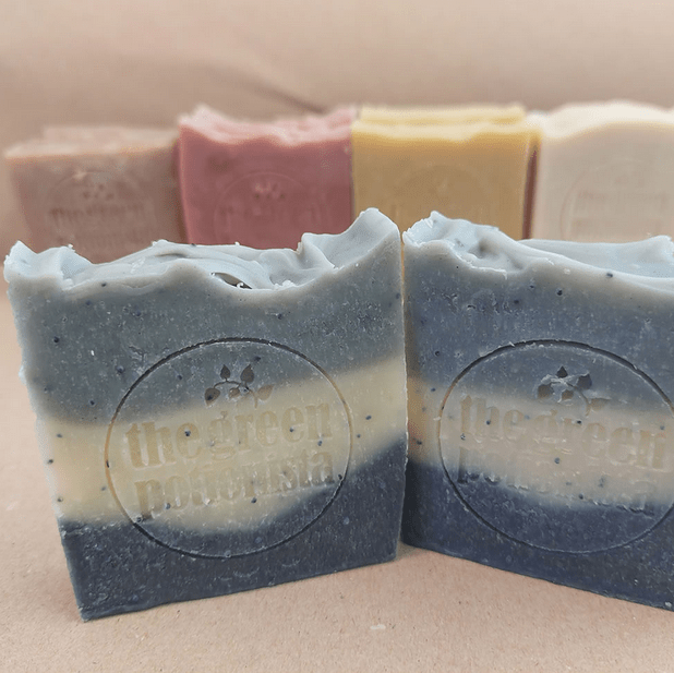 Blue Poppy and Jasmine Soap