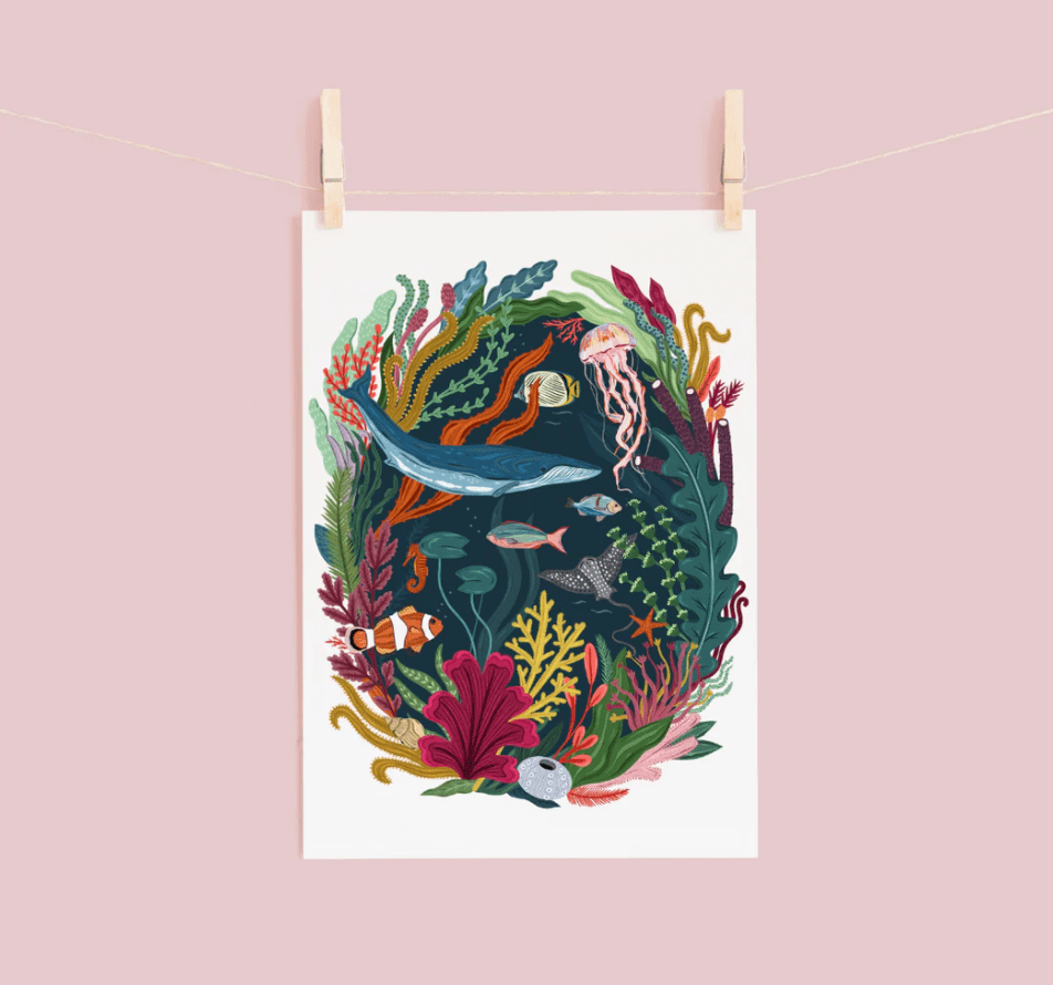 Ocean Habitat print