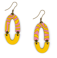 Load image into Gallery viewer, Yellow Magic Earrings
