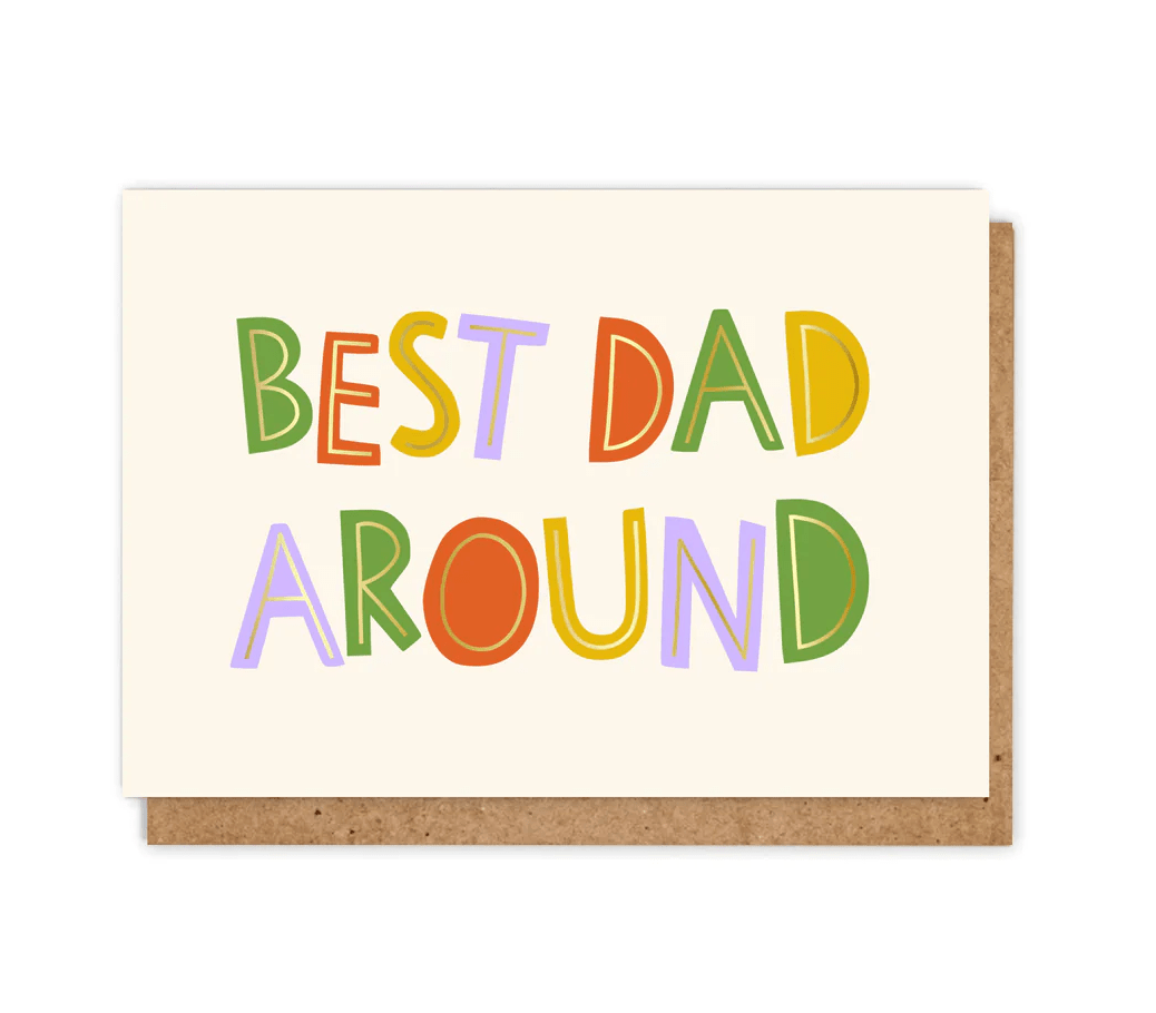 Best Dad Around Card