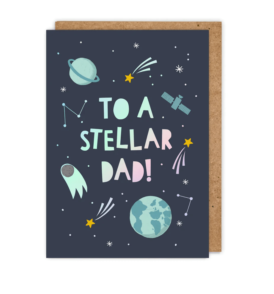 Stellar Dad foiled Card