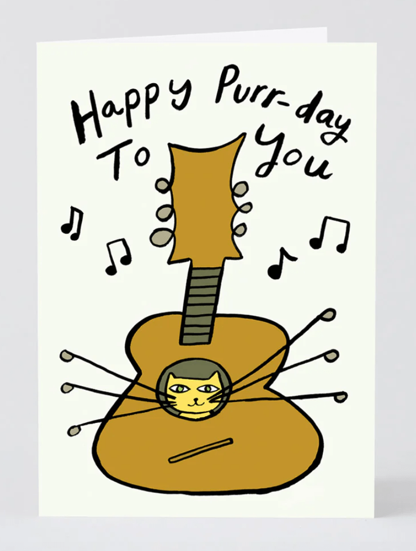 happy purr-day card