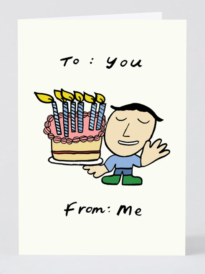 to you from me card