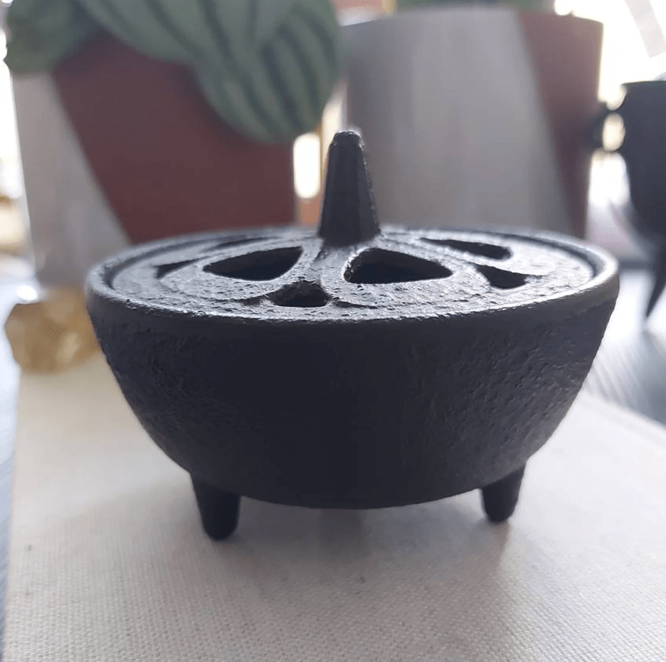 Cast Iron Incense bowl for wax melts