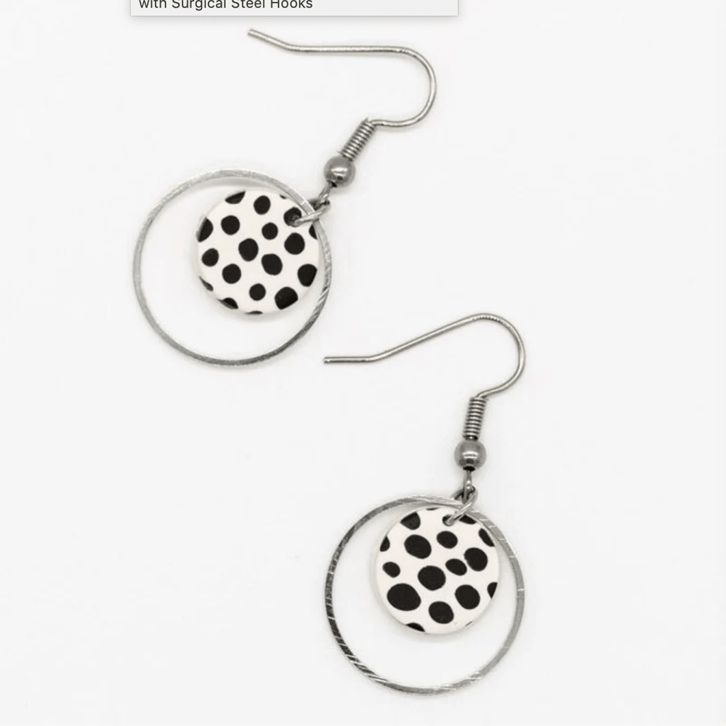 Suzie - Dalmation Earrings