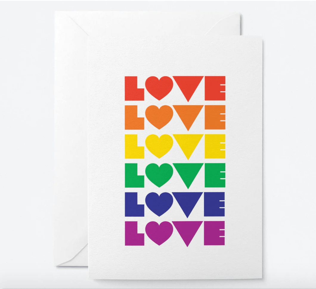 Love Love Love card