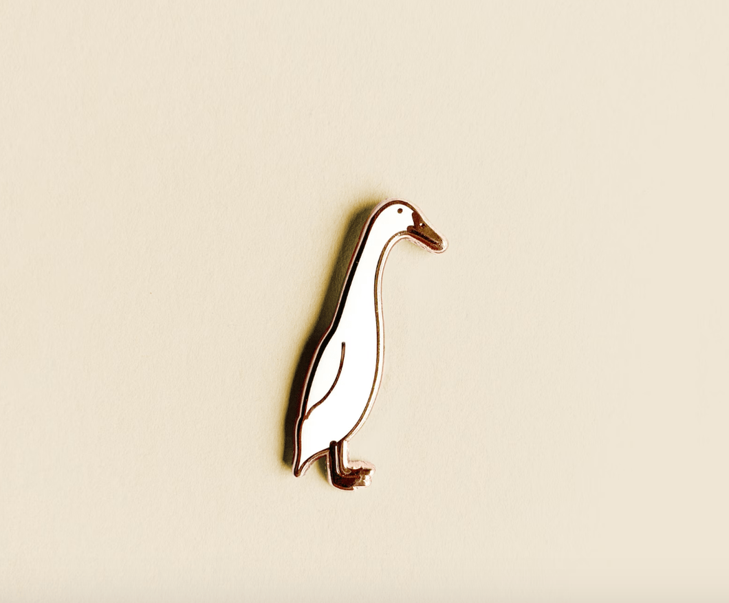 Indian Runner Duck Enamel Pin