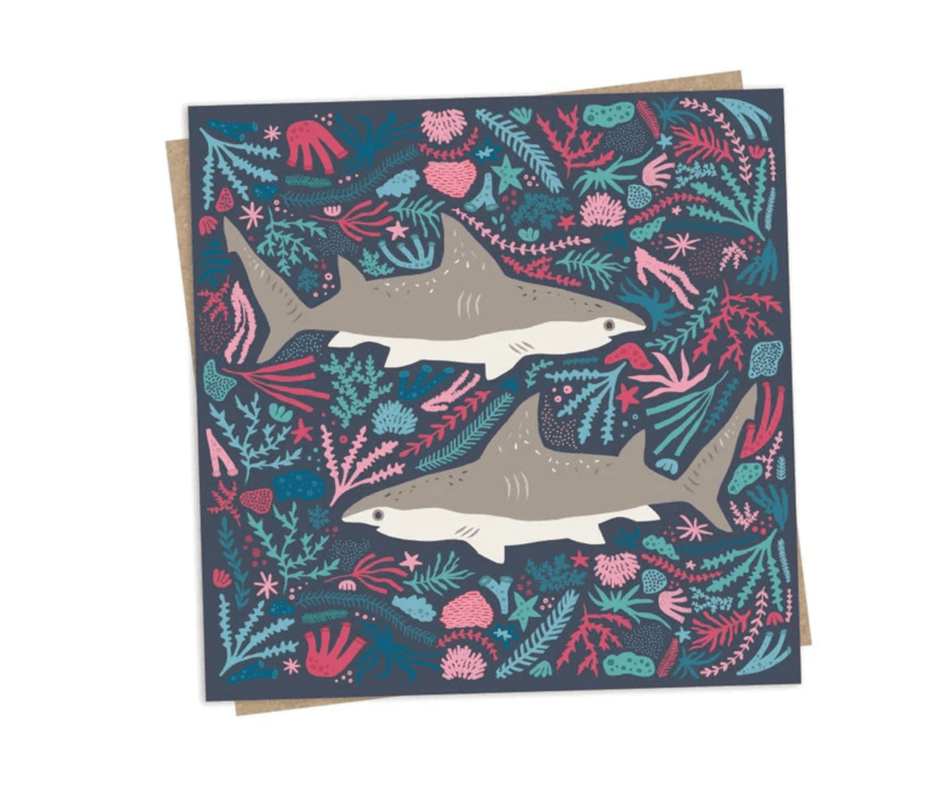 Folk Shark Card