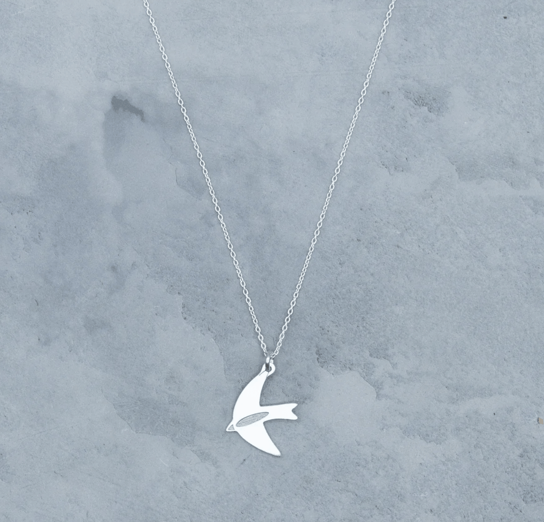 Swallow Silver Pendant