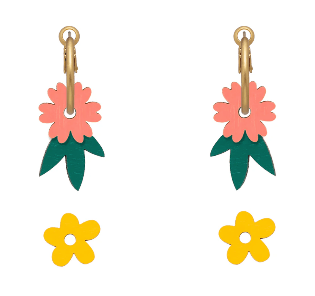 Flower Garden Modular Earrings