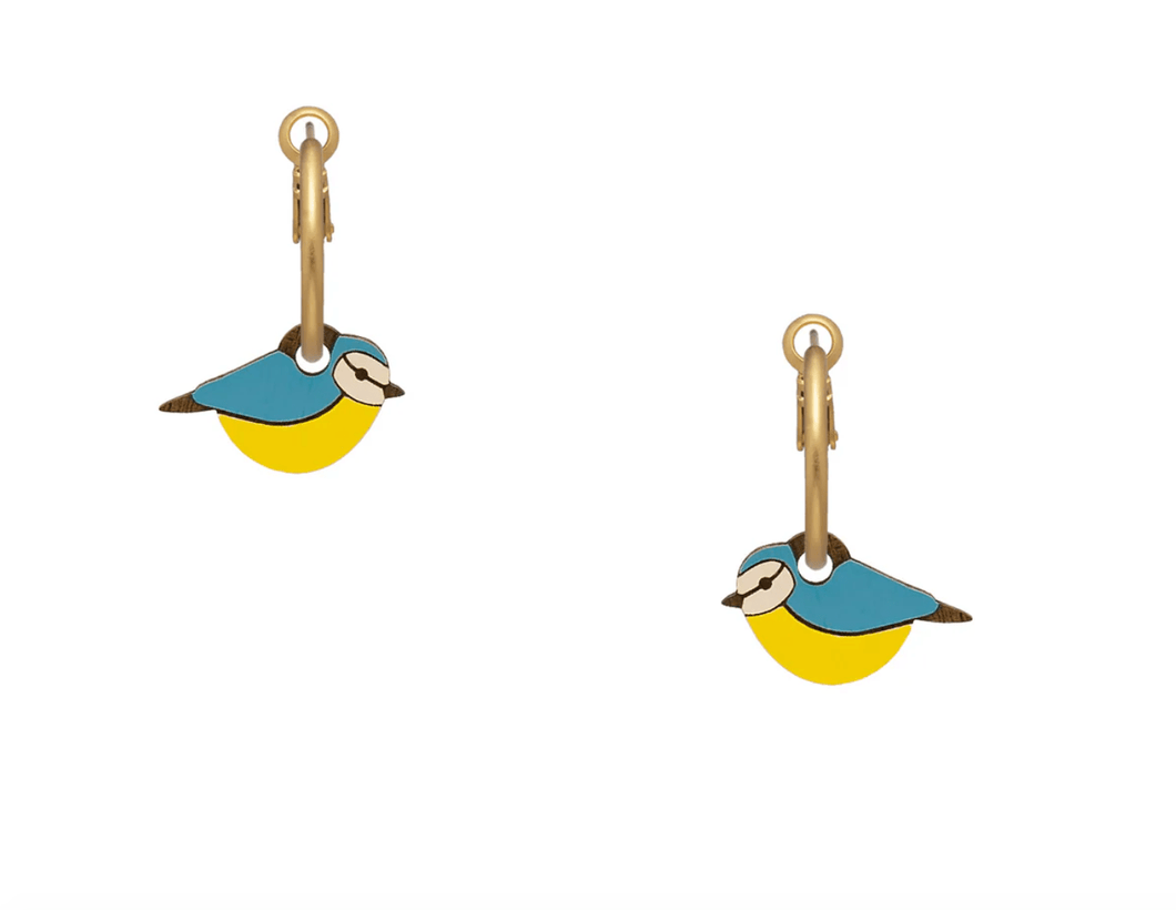 Blue Tit Earrings