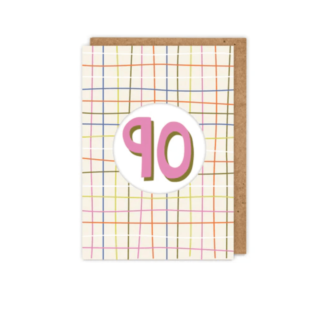 90 Diecut Birthday Card