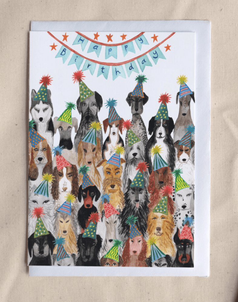 Dog birthday card