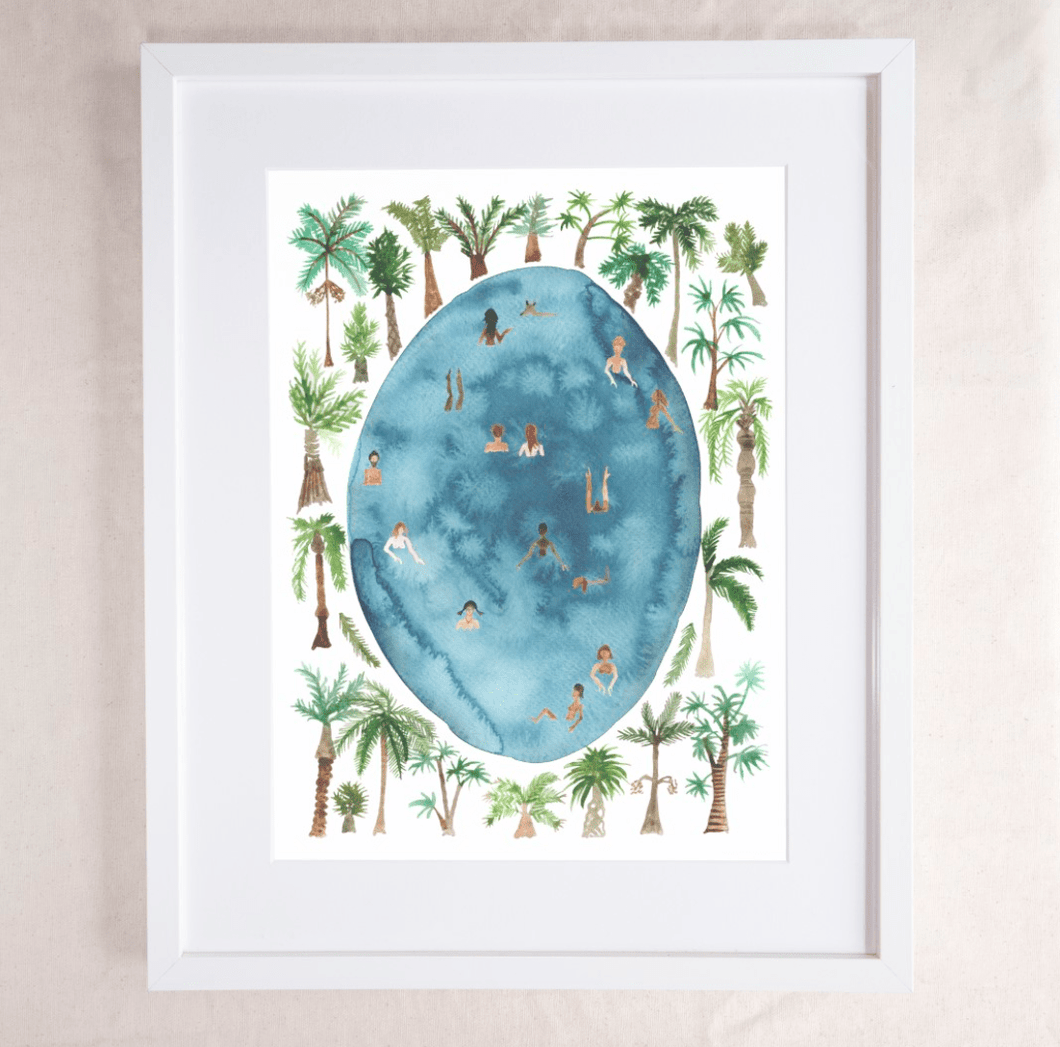 Wild Swim Print A3 unframed