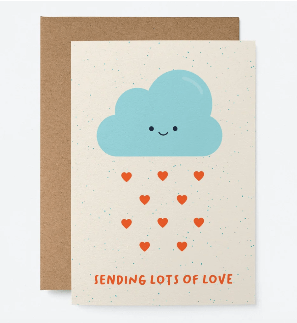 Sending lots of love card