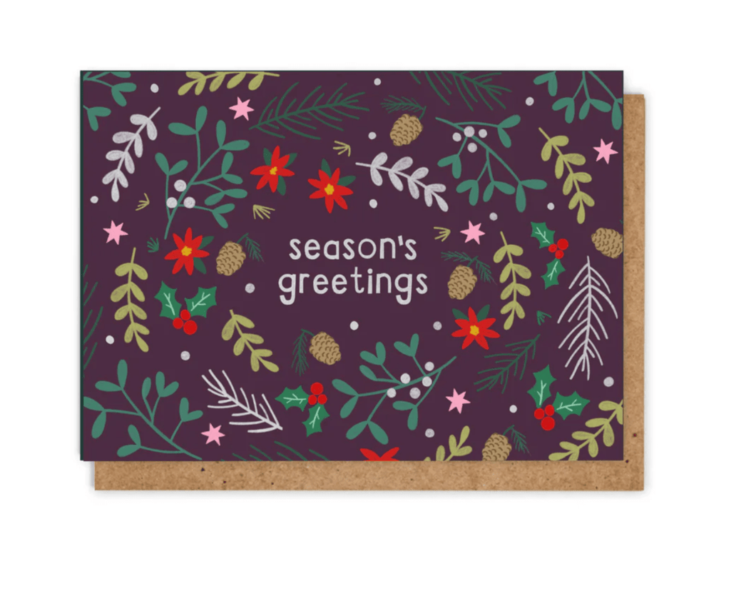 Season's Greetings Christmas Card