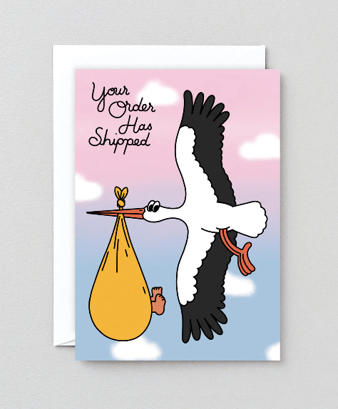 Your Order Has Been Shipped Card