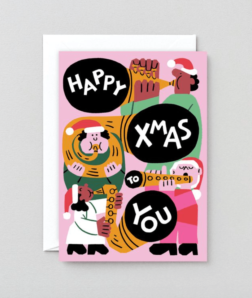 Xmas Brass Band Card