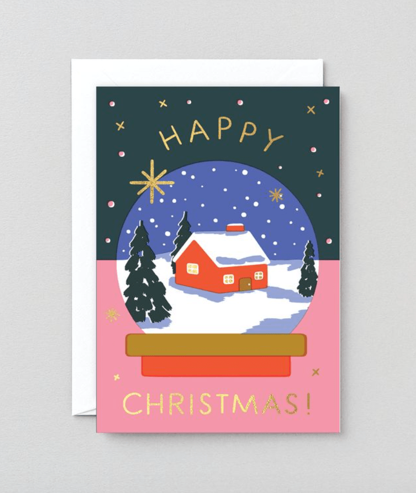Xmas Snow Globe Card