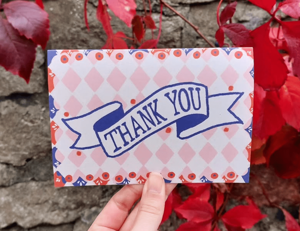 Thank You card