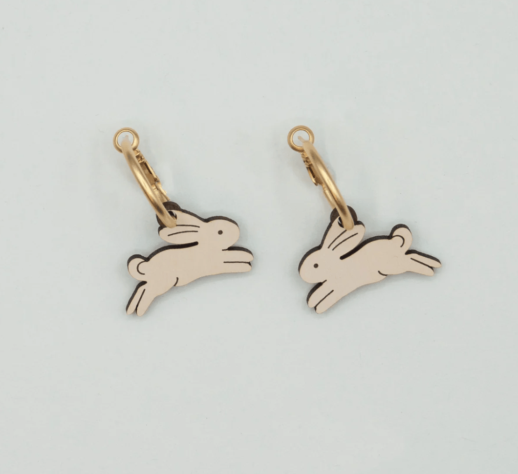 The White Rabbit Earrings