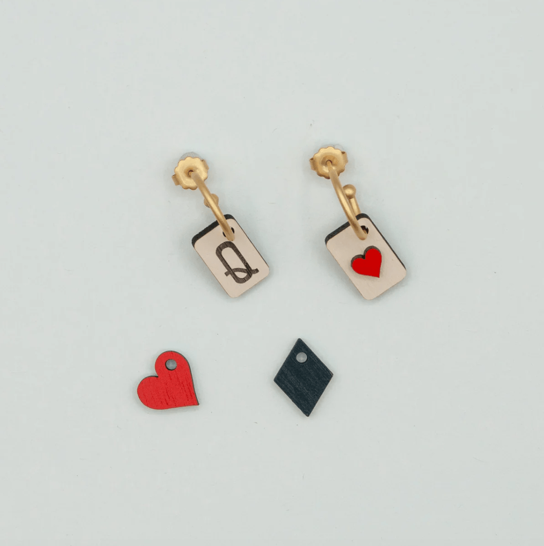 Mini Deck Earrings