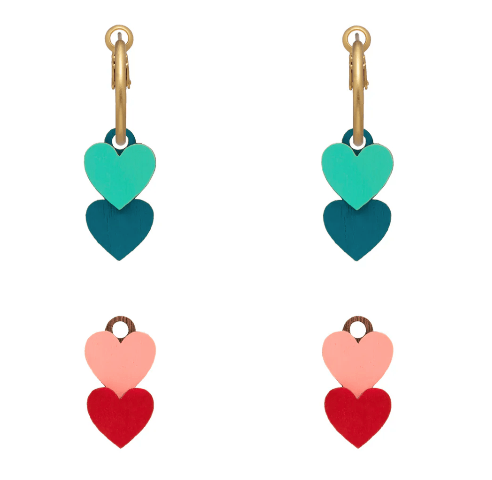 Flip Hearts Earrings