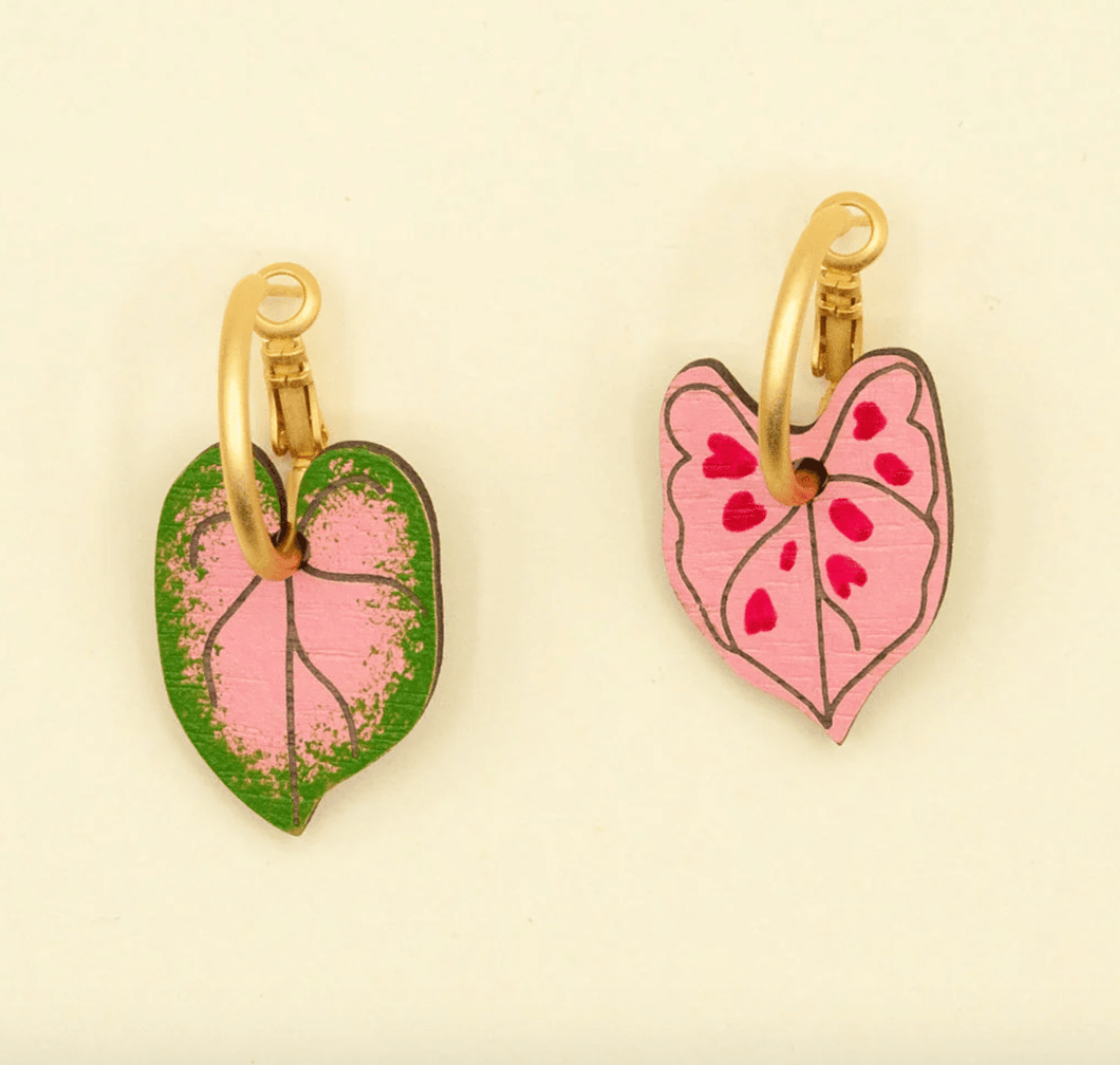 Caladium Earrings