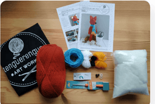 Load image into Gallery viewer, Crochet kit: Amigurumi Mr. Fox Regular
