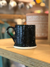 Load image into Gallery viewer, Handmade Earthenware splatter espresso mug
