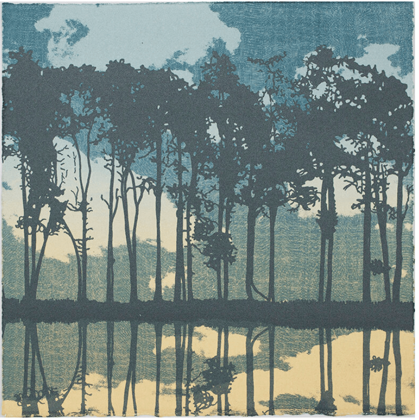 Whispering trees Screenprint