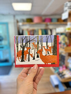 Winter woodland card