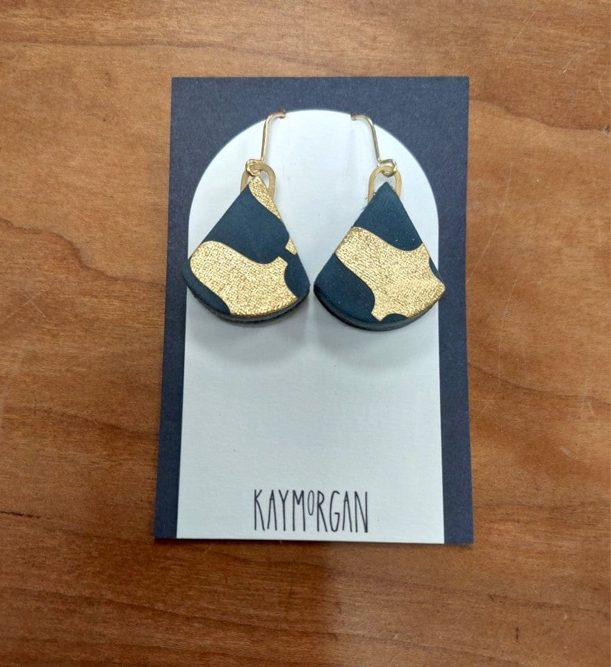 Drop triangles blue & gold