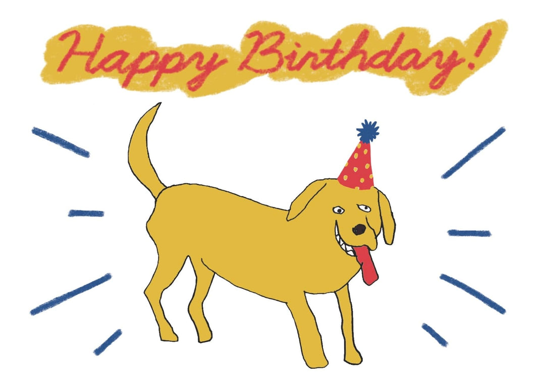 Smelly dog birthday card