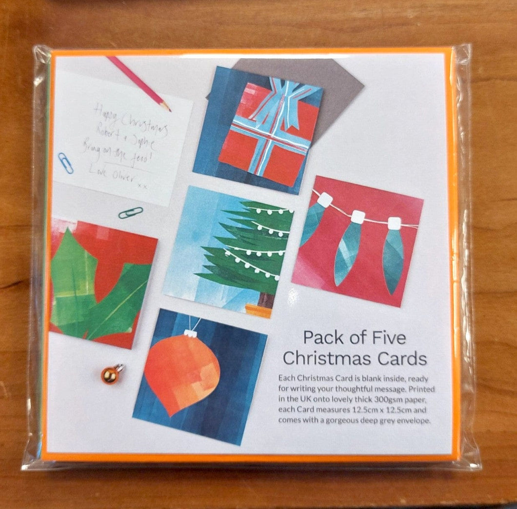 Christmas Card Pack x5 cards set 1