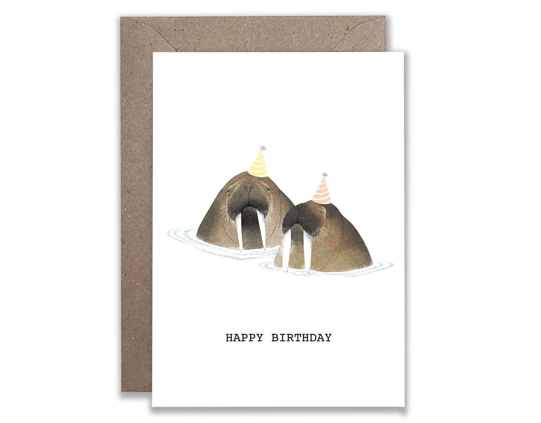 Walrus Birthday Card