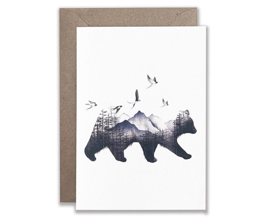 Bear Landscape Card