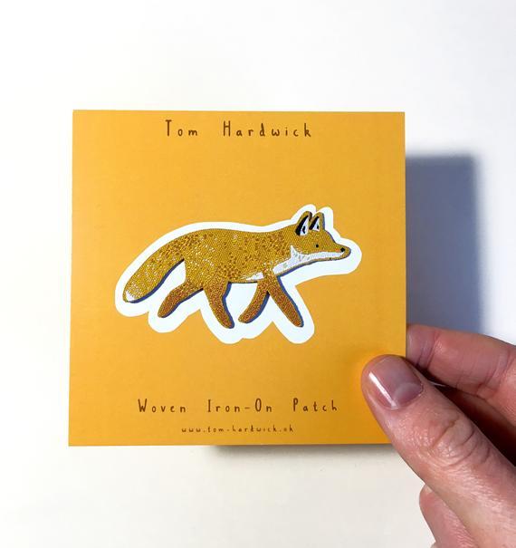 Fox Woven Iron-on patch