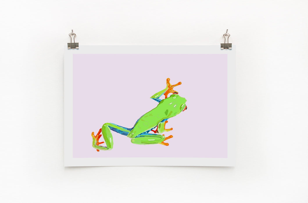 Tree Frog A4 Print