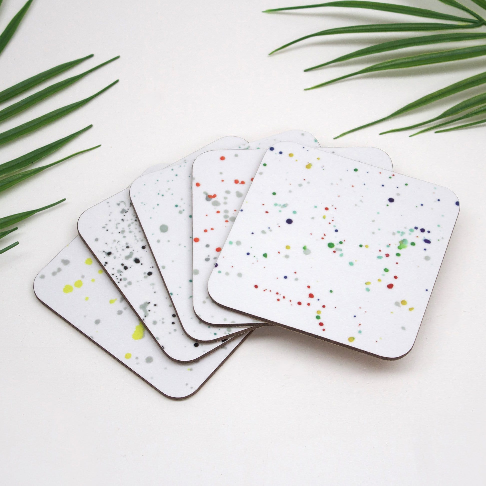 Splatter Coaster Collection – Paper Plane Bristol