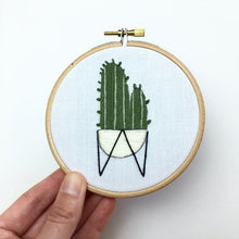 Load image into Gallery viewer, Cactus Embroidery Hoop
